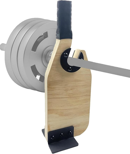 Wooden Mini Deadlift Barbell Jack Weight Plate Changing