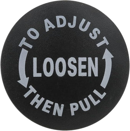 AYLIFU M18 Pop Pull Pin Knob Adjustment Fitness Pop Pull Pin Knob for Fitness Equipment Bicycle Equipment Black 2PCS