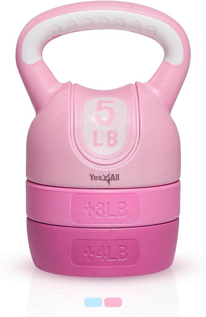Yes4All Kettlebell Sets - Adjustable Kettlebell Set