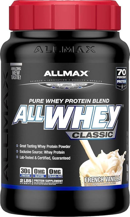 ALLMAX Nutrition AllWhey Classic, Vanilla, 2lb