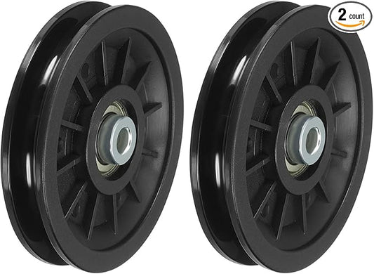 PATIKIL Universal Bearing Pulley, Wheel Nylon Bearing Pulley Wheel Lifting Replace