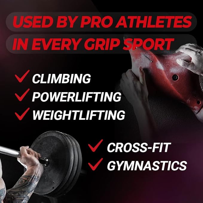 GRIPT White Liquid Chalk Hand Grip Gym Weightlifting Rock Climbing Bouldering Gymnastics Crossfit Mess Less Sweat Resistant Long Lasting Professional Gel Chalk 100ml