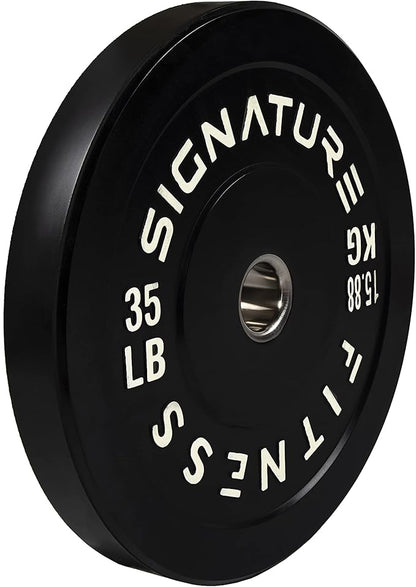Signature Fitness 2" Olympic Bumper Plate Weight Plates