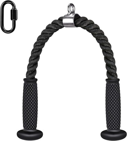 Kipika Tricep Pull Down Attachment, Cable Machine Accessories for Home Gym, Cable Machine Attachments Pulley System Gym, LAT Pull Down Attachment Weight Fitness