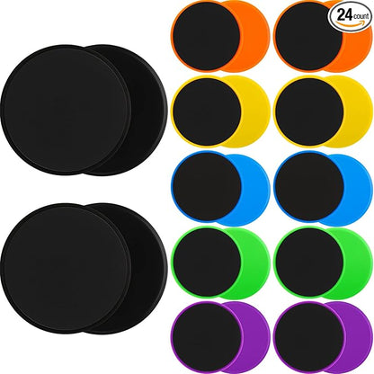 Wettarn 24 Pcs Core Sliders for Working Out