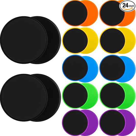 Wettarn 24 Pcs Core Sliders for Working Out