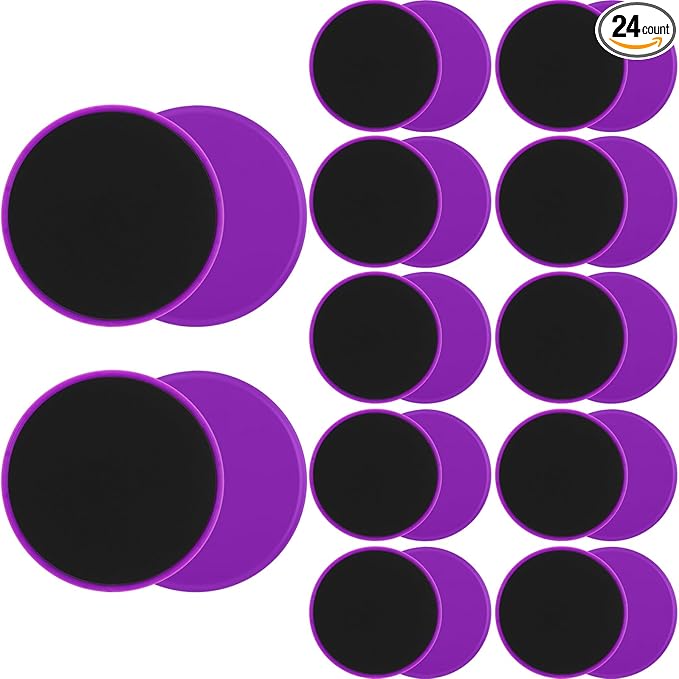 Wettarn 24 Pcs Core Sliders for Working Out