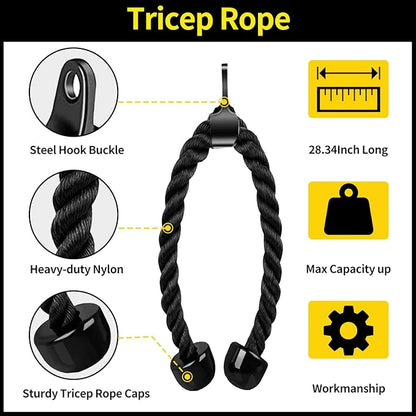 Cable Machine Attachment LAT Pulldown Attachments Cable Machine Accessories for Home Gym