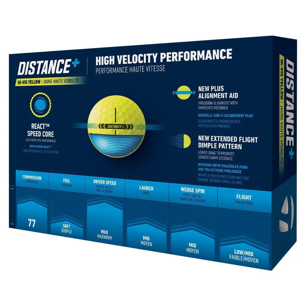 TaylorMade Golf Distance+ Golf Balls
