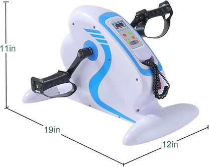 Motorized Pedal Exerciser, Electric Pedal Exerciser for Arm and Leg Low Impact Exercise Rehabilitation, No Resistance, Suitable for Seated Leg Exercise and Arm Exercise for Elderly People