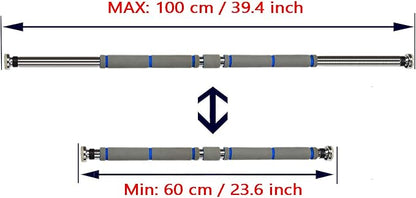 Adjustable 60~100cm / 80~130cm Pull Up Bar Chin 200KG Load