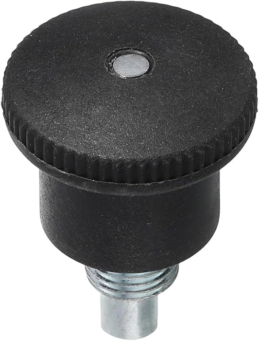 uxcell Pull Pin Spring Knob Replacement Parts, M10 Adjustment Fitness Pull Pin Knob for Home Fitness Exercise Bike, Black 1Pcs