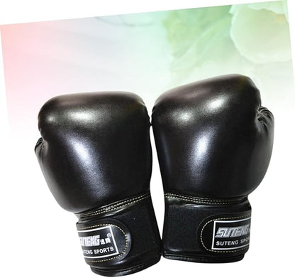 Garneck Kids Boxing Gloves Training Gloves Training Mitts Junior Punch PU Leather Sponge Filled for Toddler and Youth Red