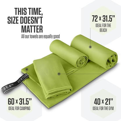 VENTURE 4TH Quick Dry Towel. Microfiber Travel Towel