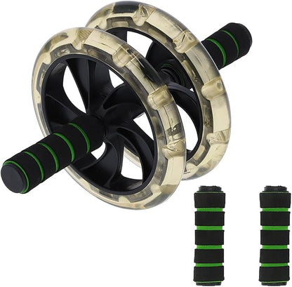 200MM Abdominal Wheel Roller Non‑slip Dual Wheels Exercise