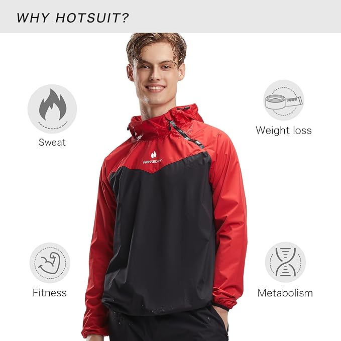 HOTSUIT Sauna Suit for Men Sweat Sauna Jacket