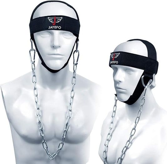 Jayefo Sports Neck Training Exerciser Harness Traps Muscle