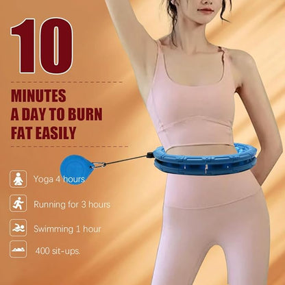 Weighted Fit Hoop 2 in 1 Abdomen 60inch 30 30 Knots,47inch Knots,47inch 24 24 Knots,Great