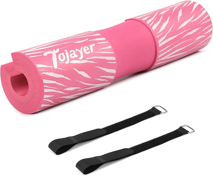 Squat Pad Barbell Pad - Neck & Shoulder Protective Foam Workout Weight Lifting Bar Cushion for Lunges & Hip Thrusts, Fit Standard and Olympic Bars Perfectly, Multi-color Choices