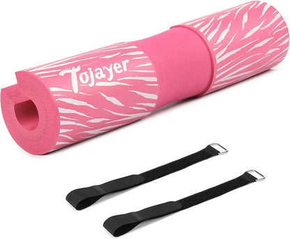 Squat Pad Barbell Pad - Neck & Shoulder Protective Foam Workout Weight Lifting Bar Cushion for Lunges & Hip Thrusts, Fit Standard and Olympic Bars Perfectly, Multi-color Choices