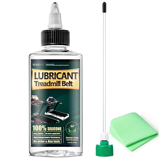 Silicone Treadnmill Belt Lubricants/Lubes | 4.2 Ounce, High Temperature Resistant and Stable Lubricant,with Hard Application Tubes and Precision Screw Caps for Easy Use