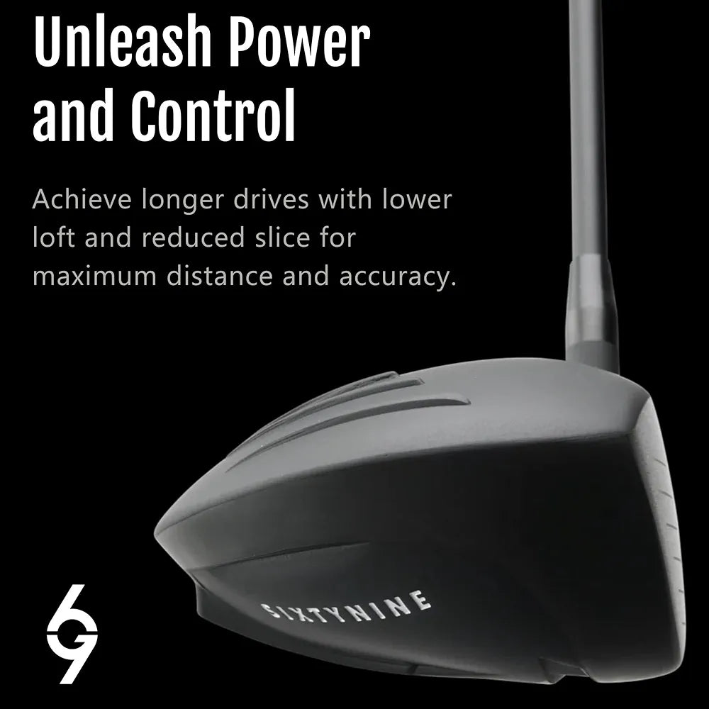 Golf Driver for Men & Women 6.9° Golf Clubs | Stiff Shaft Further & Faster Drives | Medium Loft | Length 45 Inches