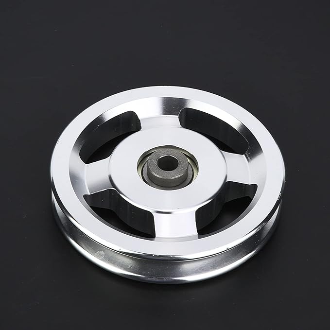 Gym Pulley, System Exercise Attachments for Alloy Fitness Equipment Cable Machine Wearproof Spare Part Strength Accessory Universal Aluminum Wheel Home Garage Door