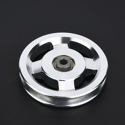 Gym Pulley, System Exercise Attachments for Alloy Fitness Equipment Cable Machine Wearproof Spare Part Strength Accessory Universal Aluminum Wheel Home Garage Door
