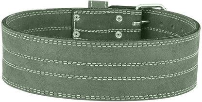 MRX Powerlifting Leather Belt 4" Wide 10mm Thickness 2 Prong