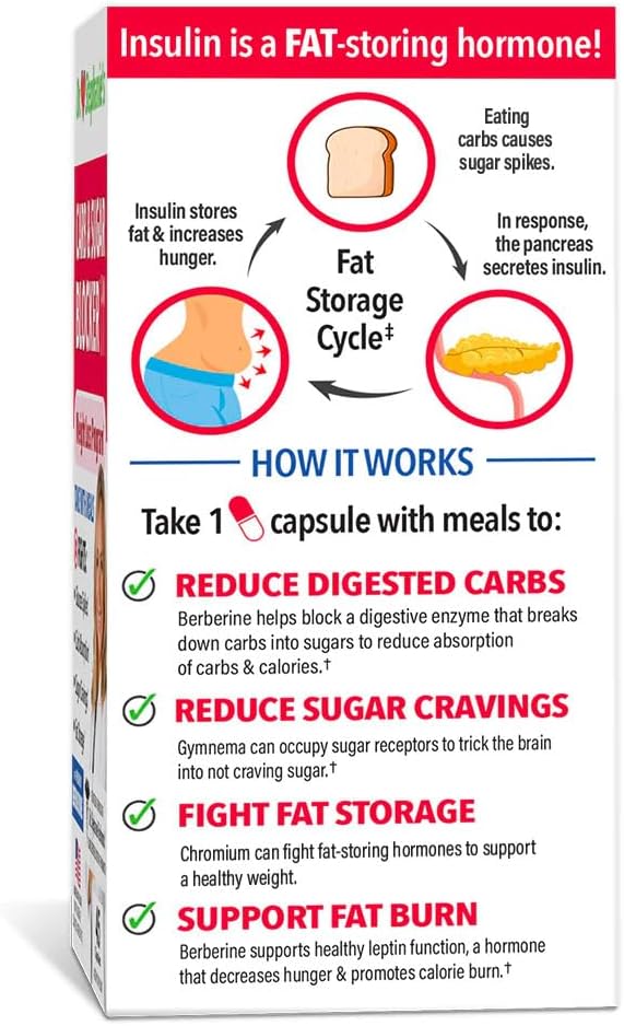 Dr. Stephanie's Mealtime Carb & Sugar Blocker - Reduce Digested Carbs, Sugars, & Calories, Stimulant-Free (3 Pack)