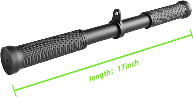 Kinglotus Cable Machine Attachment Straight Bar Tricep Rope Double D Handle for Home Gym Weight Equipment Accessories.