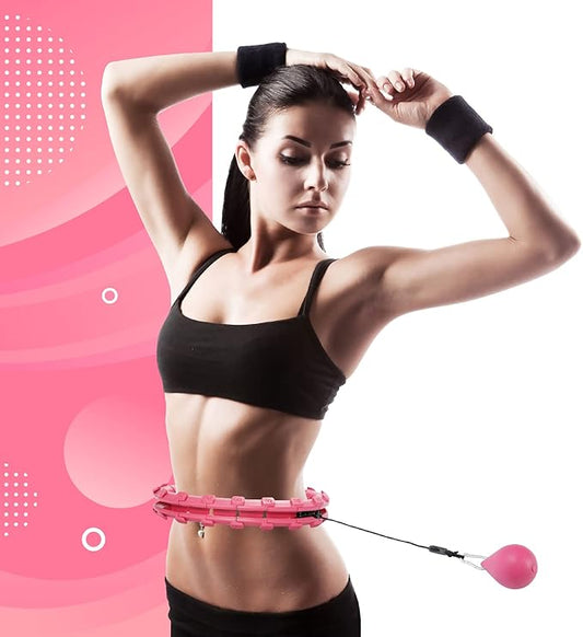 Hula Hoop Fitness Gear - Abs Workout Exercises),Pink,FE21440