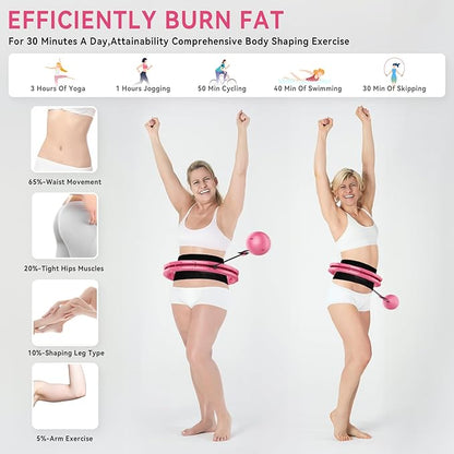 Weighted Hula Hoop for Adults Weight Loss