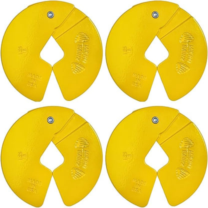 Micro Gainz Dumbbell Fractional 1.25lb Weight Plate, Ideal for Micro Loading, (Choose Color) 4 Piece Fractional Weight Plates, Designed for Dumbbell Training, Made In USA