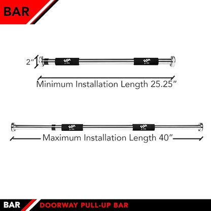 JFIT Deluxe Multi Exercise Doorway Pull-Up Bar 40-Inch