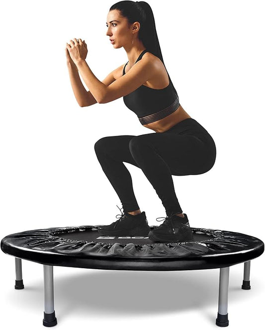 BCAN 36/38 Mini Trampoline Rebounder Trampoline for Adults 170lbs/300lbs Small
