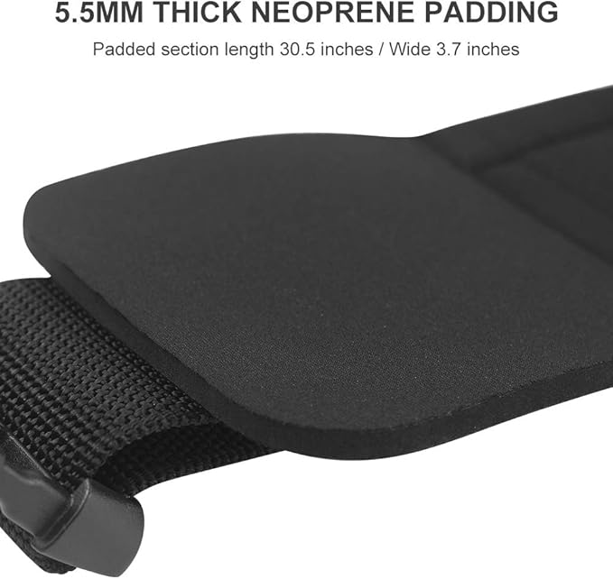 Waist Belt Neoprene Padded Gym Pulley Strap