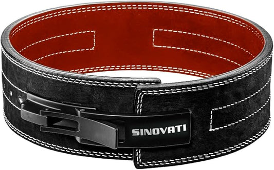 Weight-lifting belt for men with lever buckle 8.5cm / 10cm Height