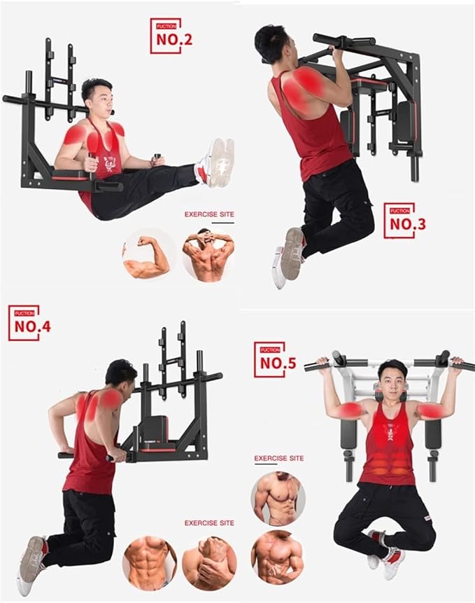 Multifunctional Wall Mounted Pull Up Bar/Chin Up bar 800LBS