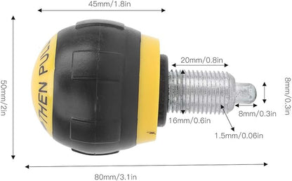 Joyzan Pull Pin Spring Knob, Exercise Bike M16 Pop Locking Screw Adjustment Release Fitness Universal Height Adjust Grip Replacement Equipment Training Machines Stationary Bicycle Weight Bench 5PCS