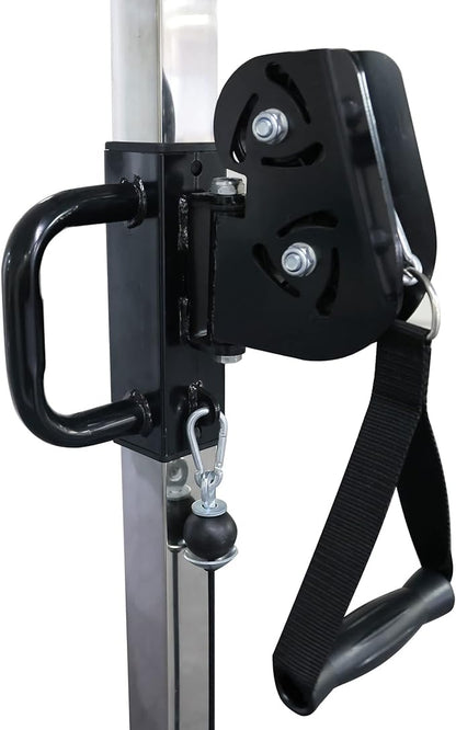 Signature Fitness Multi-Function Adjustable Power Cage with J-Hooks