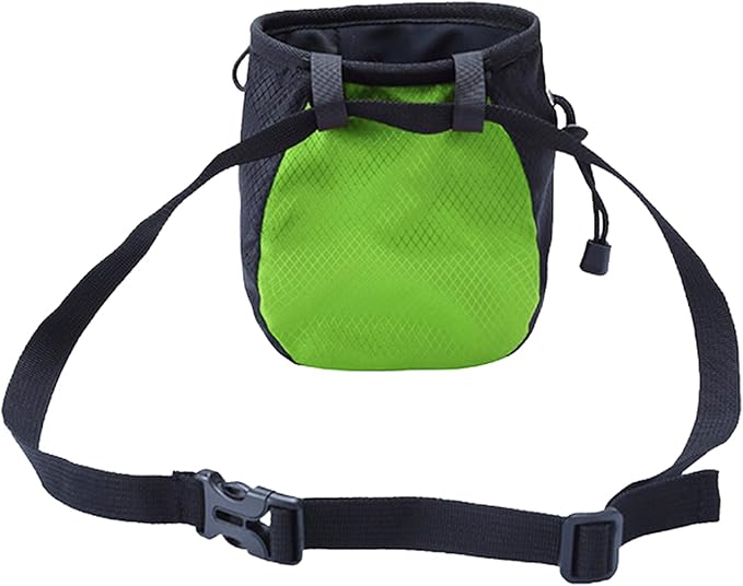 Rock Climbing Chalk Bag Adjustable Drawstring Chalk Bag Bouldering Chalk Bag Bucket for Rock Climbing Weight Lifting Portable Bouldering Chalk Bag Bucket