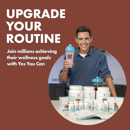 Yes You Can! Complete Meal Replacement - 15 Servings (2 Pack), 20g of Protein, 0g Added Sugars, 22 Vitamins and Minerals - All-in-One Nutritious Meal Replacement Shake (Chocolate)