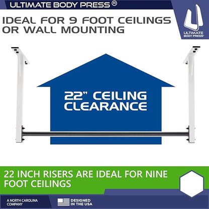 Wall or 9ft Ceiling Mount Pull Up Bar