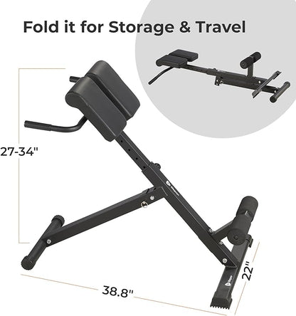 Lifepro Roman Chair Hyperextension Bench
