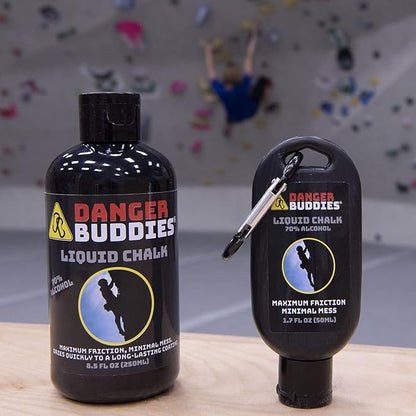Danger Buddies Liquid Chalk for Rock Climbing, Weight Lifting, Gymnastics & More