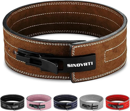 Weight-lifting belt for men with lever buckle 8.5cm / 10cm Height