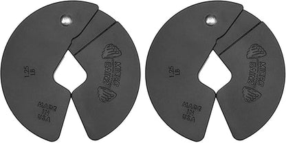 Micro Gainz Dumbbell Fractional 1.25lb Weight Plate, Ideal for Micro Loading, (Choose Color) 2 Piece Fractional Weight Plates, Designed for Dumbbell Training, Made In USA