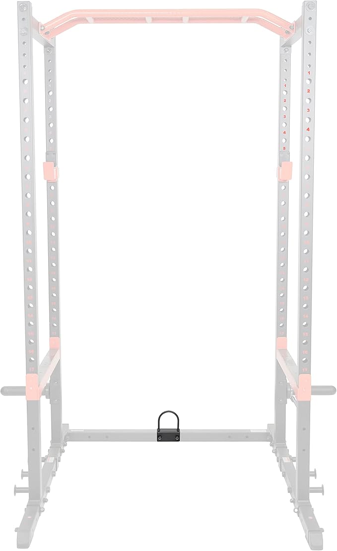 Sunny Health & Fitness Power Cage Squat Rack Upgrade Attachments, Dip Bar, Plate Bar Holder, Belt Squat, J Hook, Lat, Adapter, U Ring, Pull Up Bar, Landmine, Captain's Chair, Tricep Rope For Home Gym