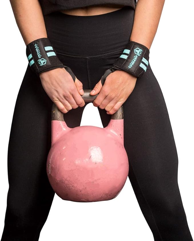Women Wrist Wraps with Thumb Loops - 12" Professional Grade - Wrist Support Brace and Compression for Cross Training, Weight Lifting, Powerlifting, Strength Training